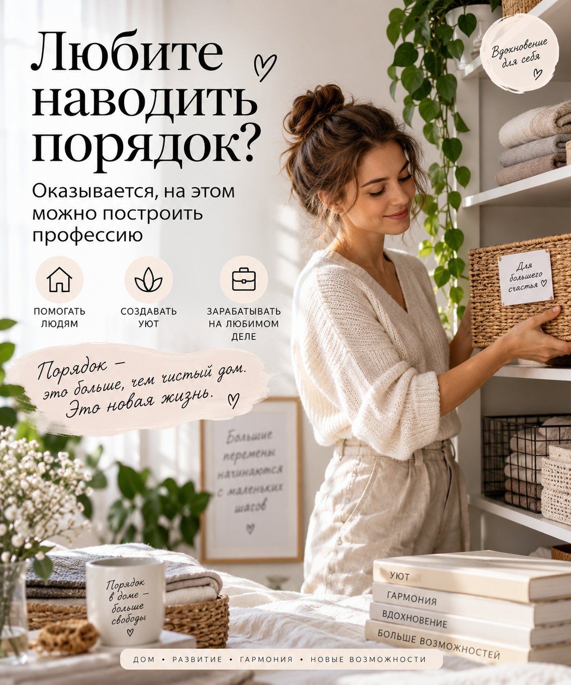 Любите наводить порядок? Оказывается, на этом можно построить профессию
